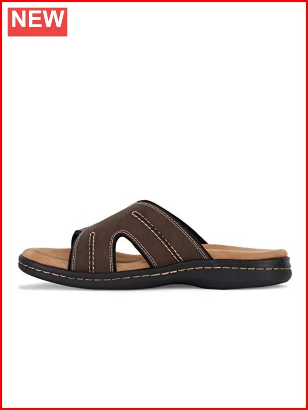 Men's Casual Slip-On Slide Sandals with Memory Foam